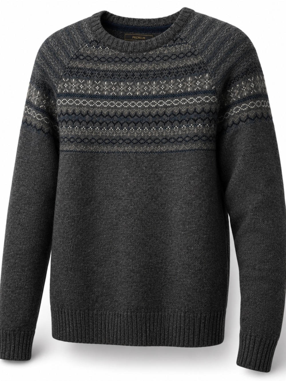 Jack & Jones Premium NWT Men's Dean Crewneck Lambswool Sweater Sz L